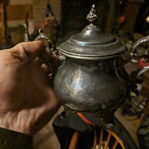 Gorham creamer and sugar set vintage 1903 and 1904 manufacturing date